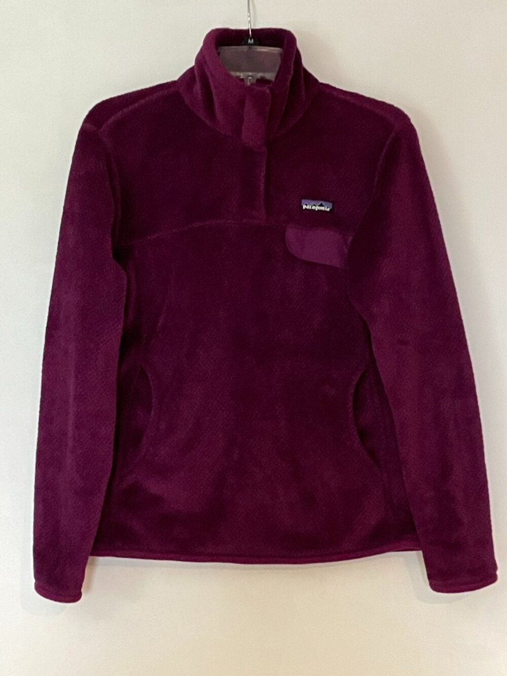 Patagonia Synchilla Snap‑T Women’s Plush Purple Pullover Fleece Sweater – Size M